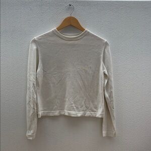 Cordera Cream Knit Long Sleeve Top | One Size | Minimalist
